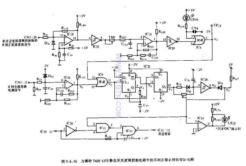 【图】力搏特7400静态开关逻辑控制电路电源