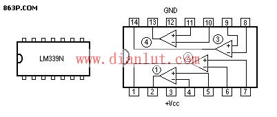 lm339引脚功能图及各类应用电路