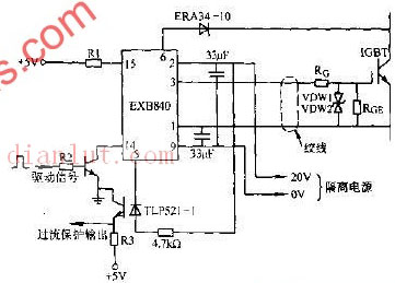 【图】典型的IGBT驱动电路图电源电路 电路图