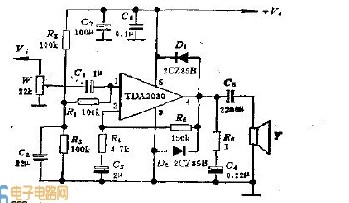 多功能td2030功放电路图