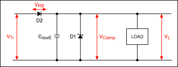 图5. 利用滤波电容、瞬态抑制二极管和保险丝构成的简单过压保护电路