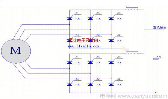 TC787在六相可控整流电路中的应用