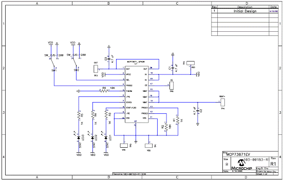 Microchip MCP73871锂电池充电管理控制方案