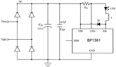 BP1361应用原理图