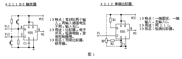 触发器、单端比较器