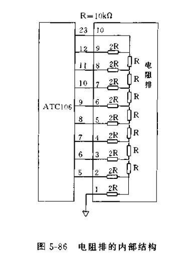 电阻排的内部结构