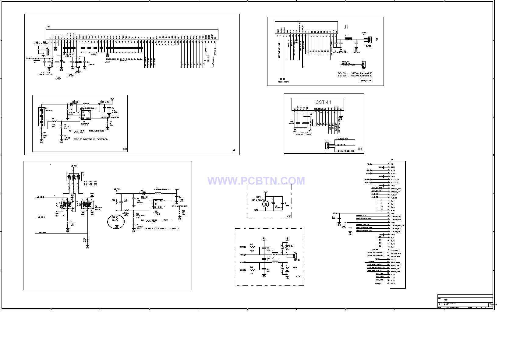 托普968,656-LCM电路设计分图