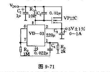 电流扩展为1A的电路