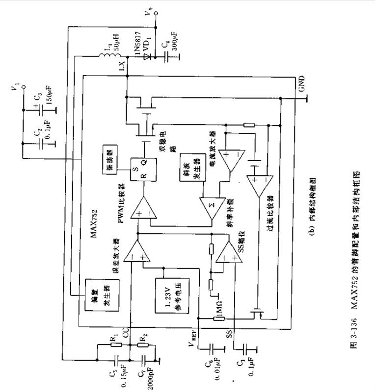 MAX752是开关型升压DC/DC变换器应用