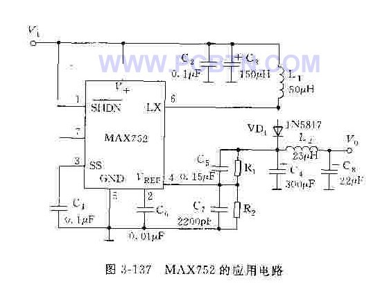 MAX714系列的应用电路