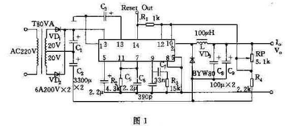 DN-41大电流开关稳压电源应用举例