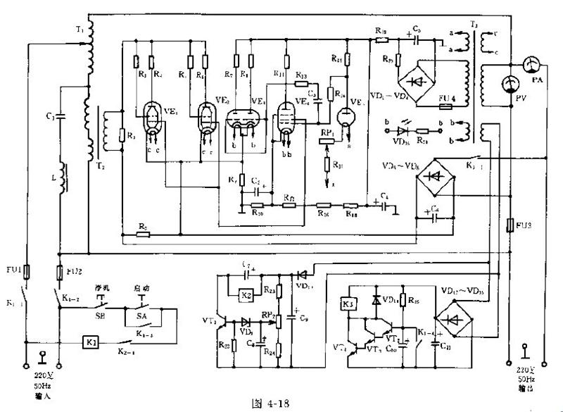 电子交流稳压器电路框图及其工作原理