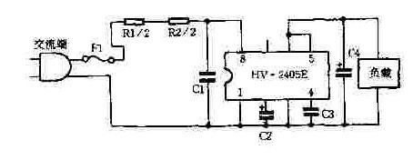 简易HV-2405E功能示意电路图