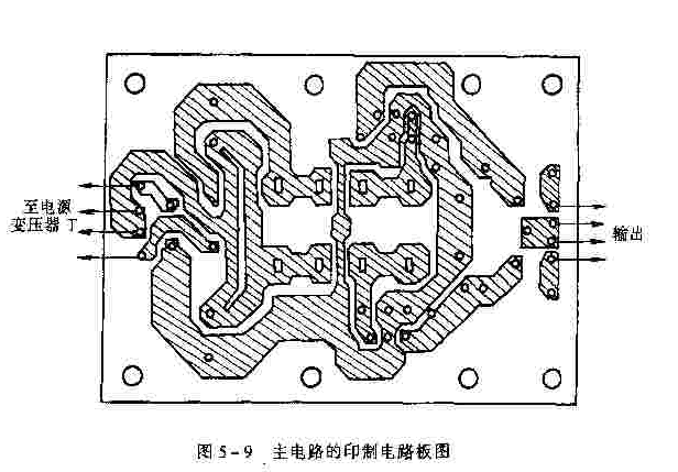 主电路的印制电路板图