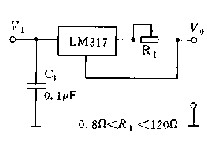 由LM317组成的高恒流源电路图