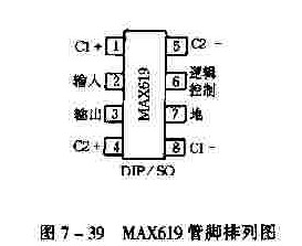 MAX619管脚排列