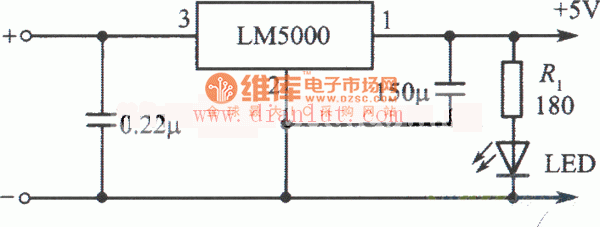 LM5000集成稳压器构成的3A稳压电源电路及说明
