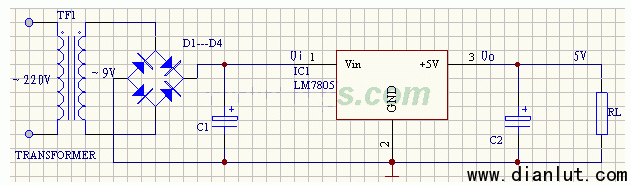 78XX系列集成稳压器的典型应用电路