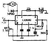 基于LAS6350芯片组成电机控制电路