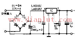 利用LAS6351和LAS19U构成的典型应用电路