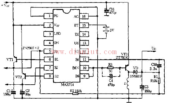 MAX714应用电路及芯片说明