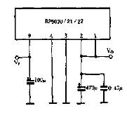 BP5020系列IC的典型应用电路图