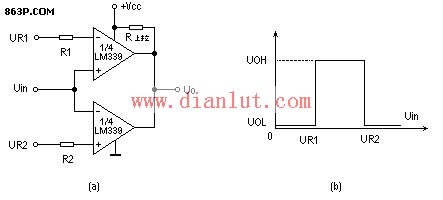 LM339制作双限比较器