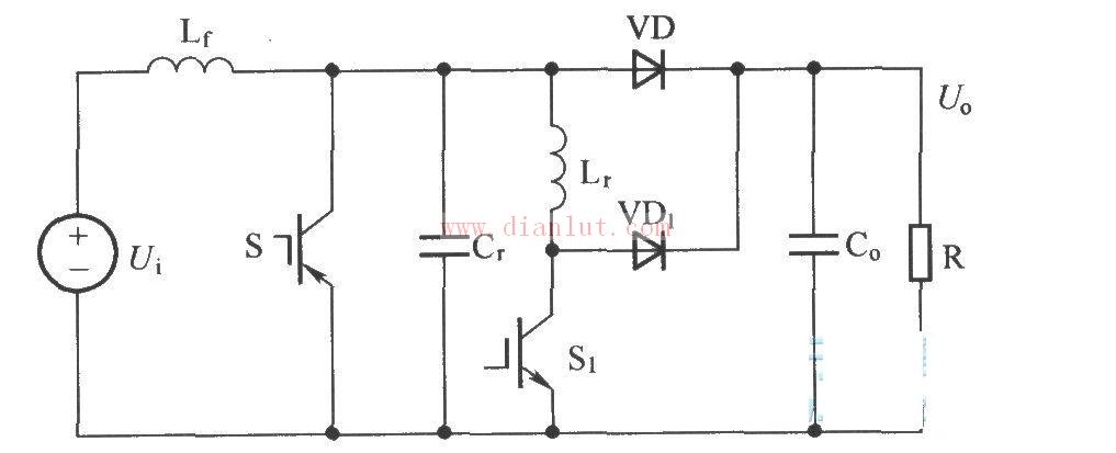 简易的Boost ZVT-PWM变换器电路