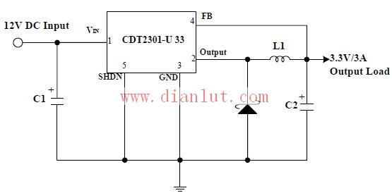 CDT2301典型应用电路图