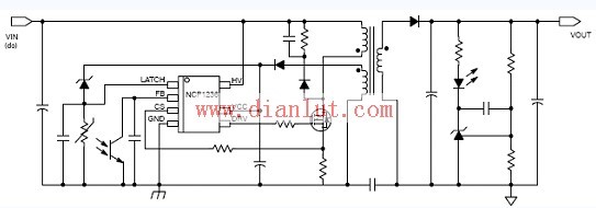 采用NCP1236的反激转换器