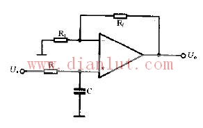 基本低通滤波器电路原理图