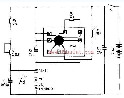 TL431制作的音乐呼唤器电路