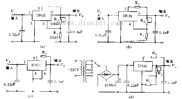 DN35典型应用电路原理图
