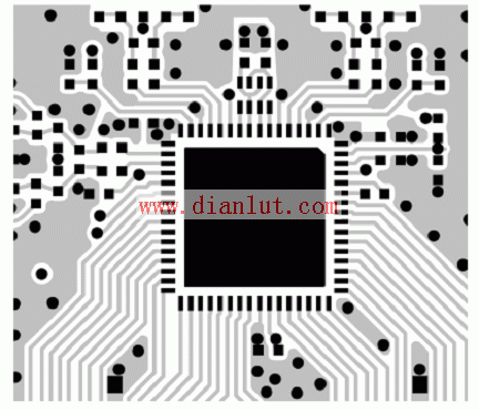 LTC2185应用电路PCB布局图