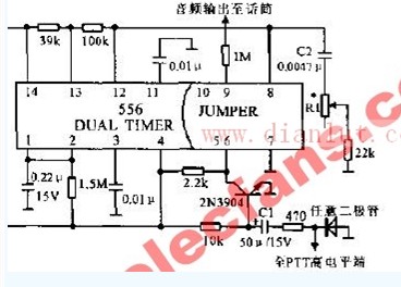 1800Mz单音猝发电路