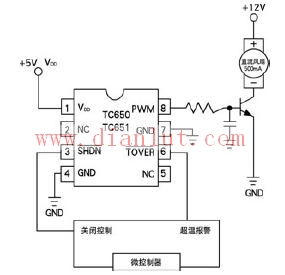 由TC650/TC651构成的温度传感器及其应用电路