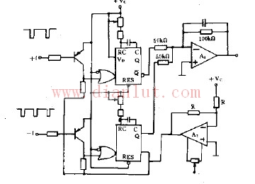 用于双极性频率、电压转换的电路