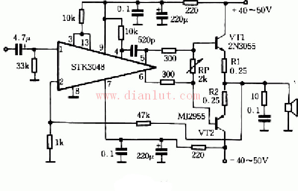 基于STK3048和STK6153的制作原理及应用电路