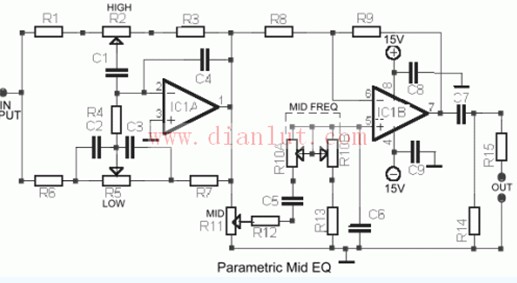 参数型中频均衡器电路设计
