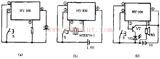 HY-100的应用电路原理图