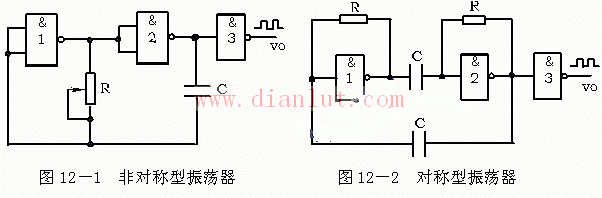 非对称型和对称型振荡器电路的简单应用
