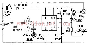 探讨触摸式定时节能灯的基本原理及其内部电路