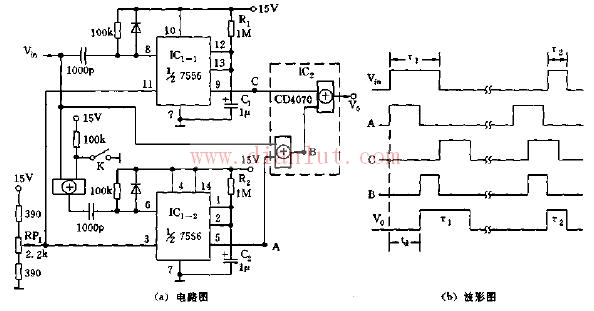 关于相邻脉冲等延时技术的原理及电路分析