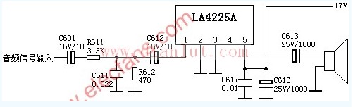 LA4225A功率放大电路设计