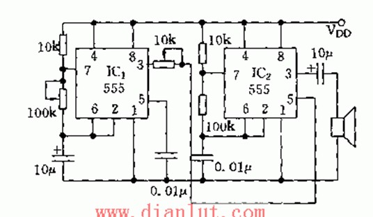 555设计的双音报警电路设计