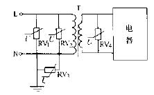 将隔离变压器应用于电源避雷电路的原理图