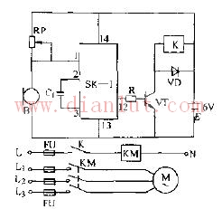 常见的SK--1声控电型继电器电路图