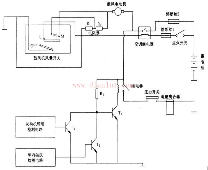 江淮和悦b15空调电路图图片