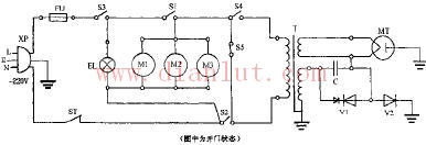 安宝路MA-2318机械式微波炉电路原理图