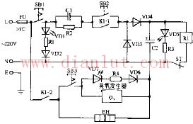康宝SDX-70系列双门双功能电子消毒柜电路原理图
